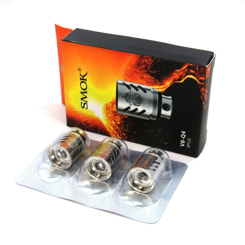 Résistances Smok TFV8 - A l'unité (0,15 ohm (Quad coil))