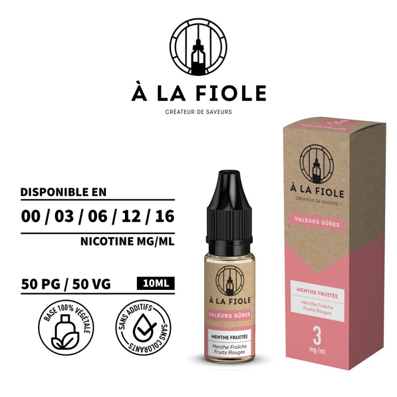 Menthe fruitée - 10ml (3mg)