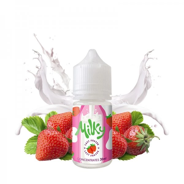 Lait Fraise Concentré - 30ml