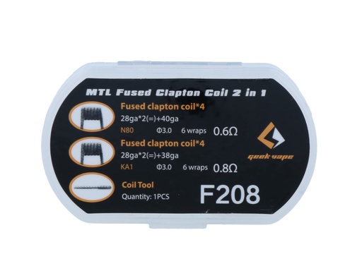 Résistances F208 - 0,6 / 0,8 ohm - 7 pièces