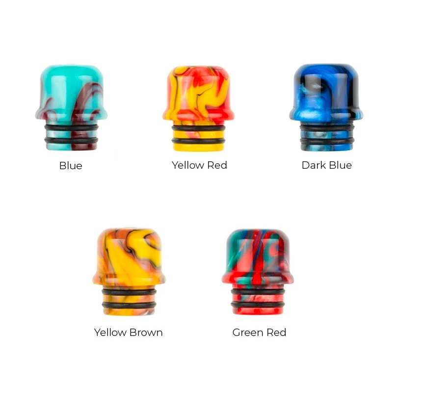 [5K0101 / 5A / M353] Drip-Tip Format 510 - Résine (Blue)