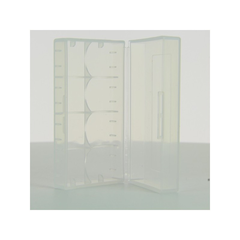 Boitier plastique - 2 accus 18650