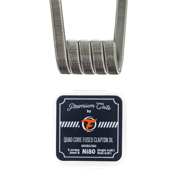 Quad Core Fused Clapton DL Ni80 - 0.20Ω - Boite de 10