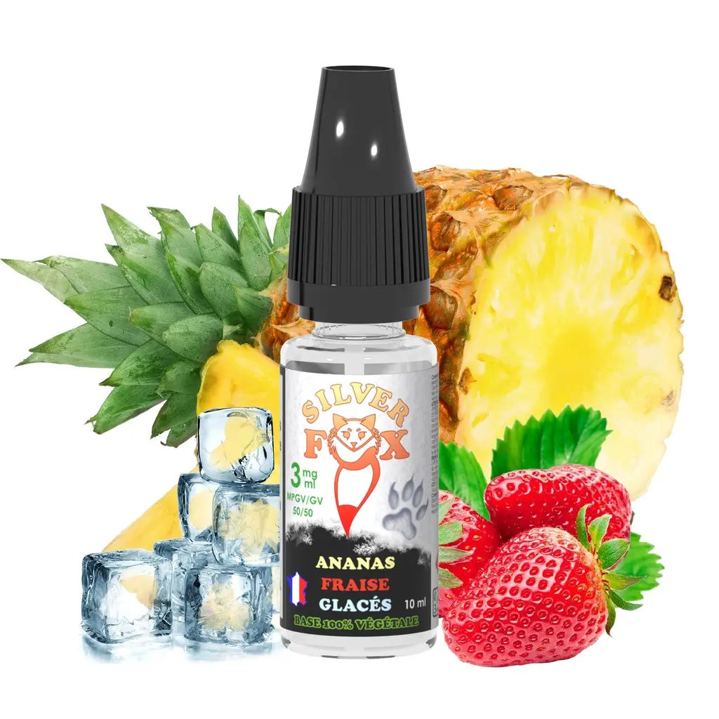 Ananas Fraise Glacés - 10ml