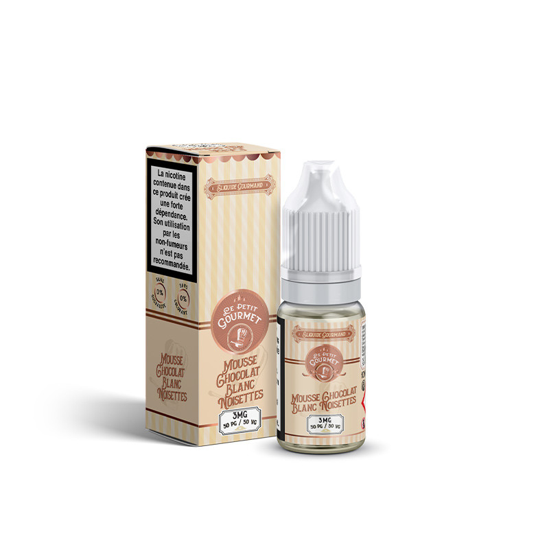 Mousse Chocolat Blanc Noisettes - 10ml (3mg)
