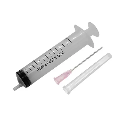 Seringue avec aiguille plate - 30ml